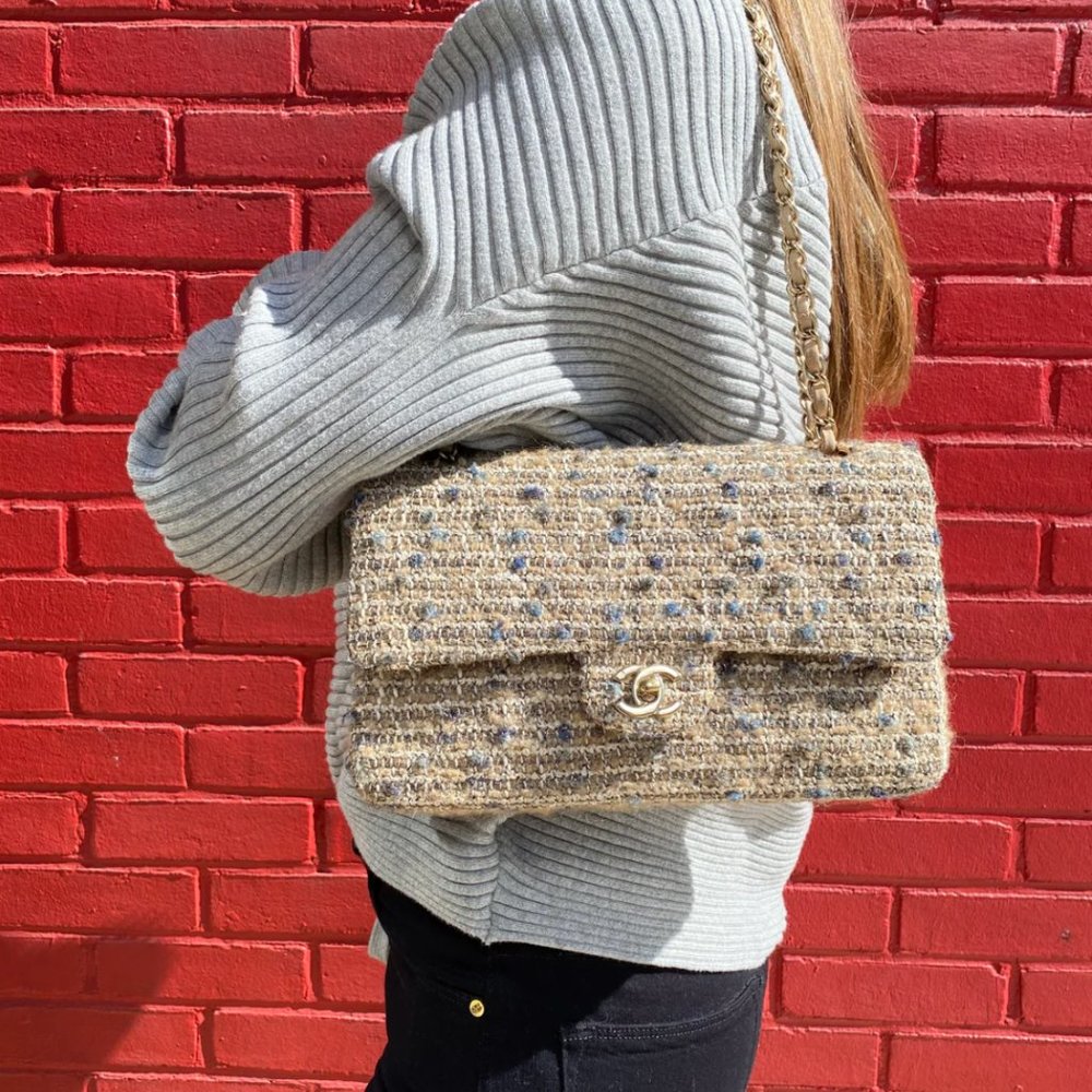 Chanel Medium Double Flap - Classic Tweed